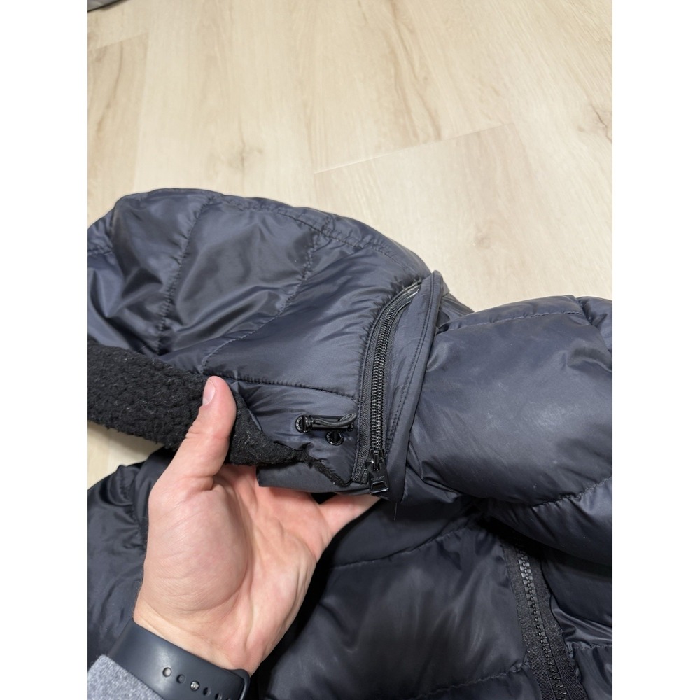 Coach Black Quilted Lightweight Logo Full Zip Puffer Jacket Women's Size Small - Picture 6 of 8